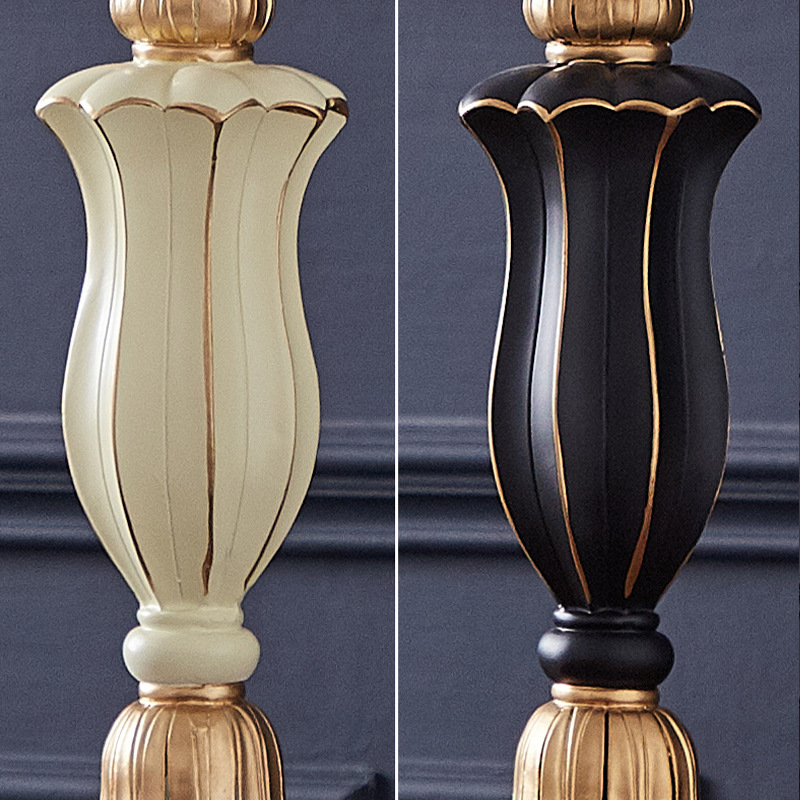 Resin Art Dining Table - French Style Retro Resin Floor Lamps