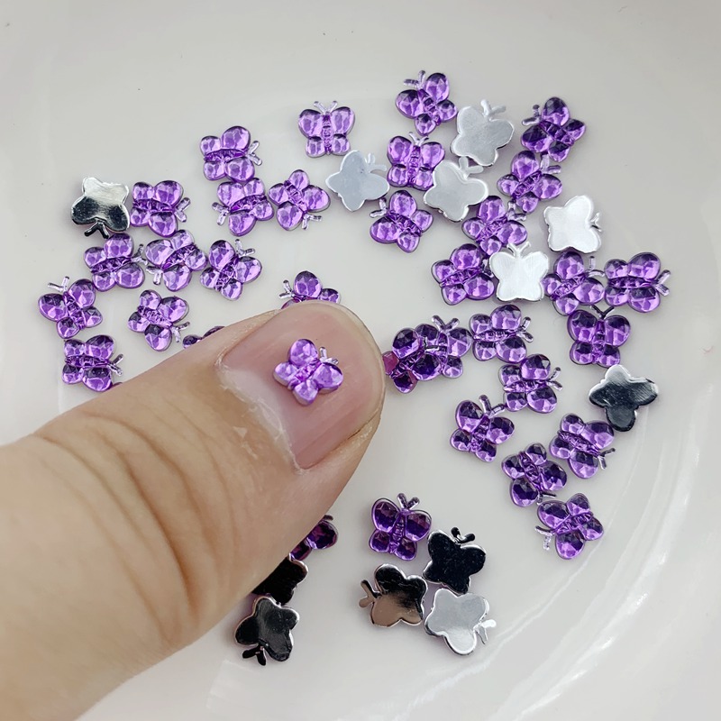 Resin Art Design For Wedding - 5Mm Mini Bướm Pha Lê Acrylic