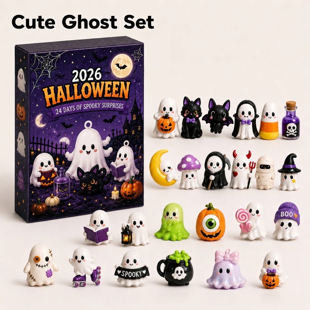 Resin Art Case - 2026 Halloween Advent Calendar, 24 Days