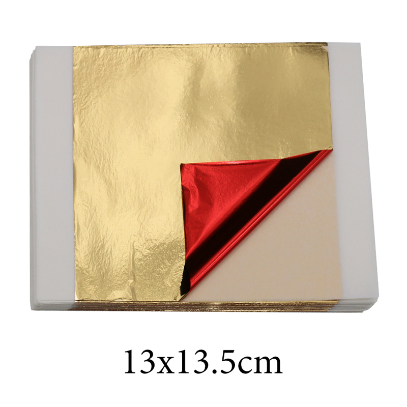 Resin Art Wedding Gift - 100pcs Imitation Gold Leaf Foil Paper