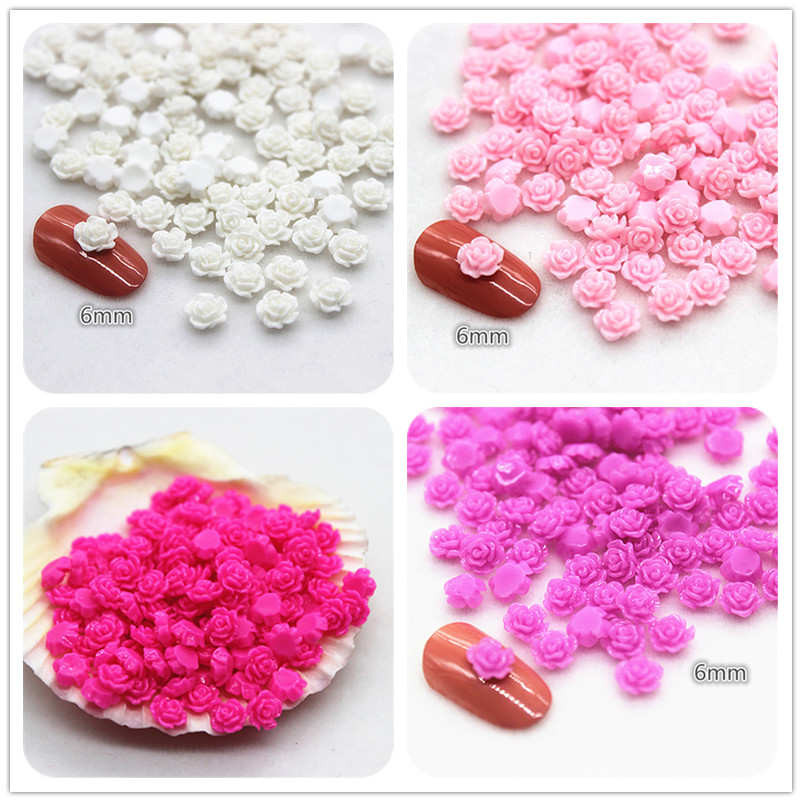 Resin Art Rose - Bộ 100 6 Mm Nhựa Hoa