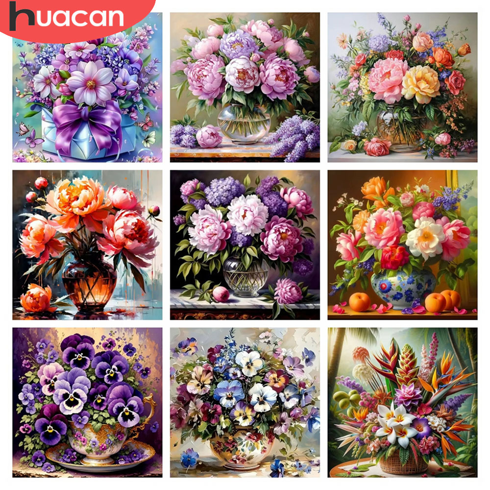 HUACAN 5D Diamond Mosaic Rose  - đánh giá và giá Resin Art Rose
