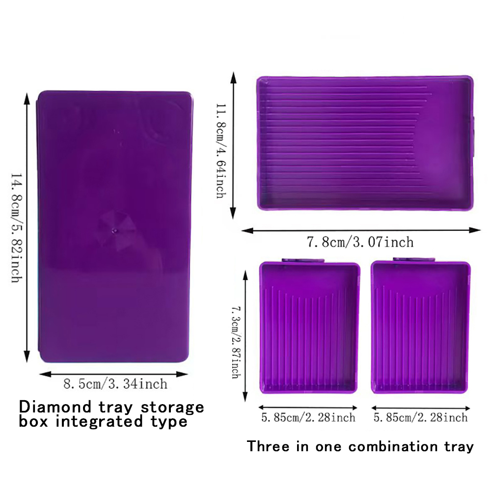 Diamond Painting Tray with Lid - đánh giá và giá Resin Art Case
