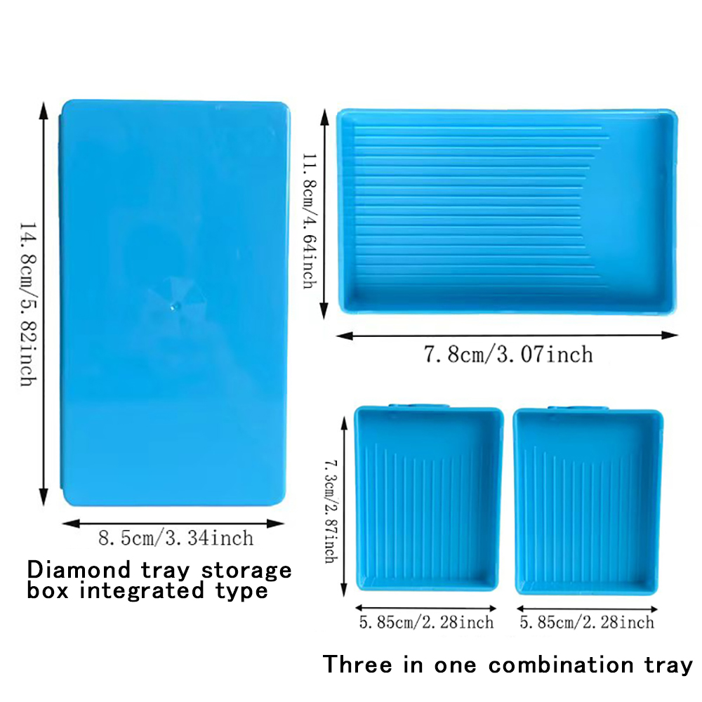 Diamond Painting Tray with Lid - đánh giá và giá Resin Art Case