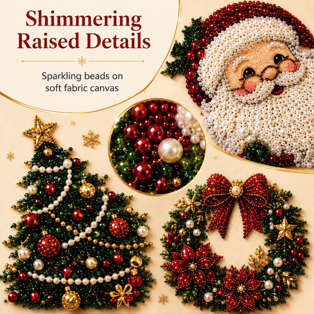 Christmas Santa Claus Pearl Ar - đánh giá và giá Resin Art Frame