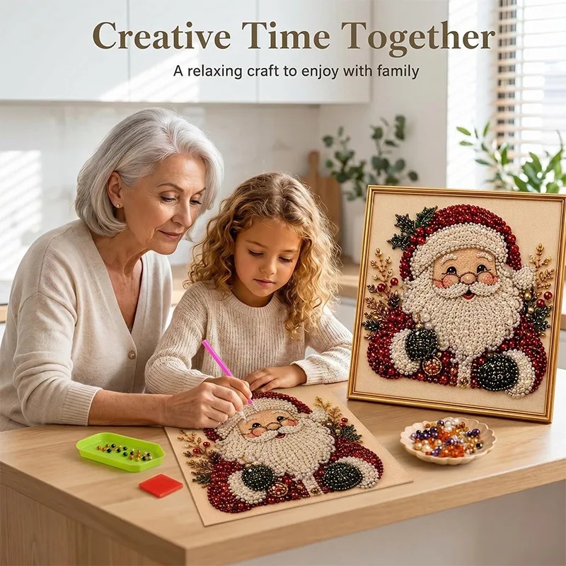 Christmas Pearl Diamond Painti - đánh giá và giá Resin Art Frame
