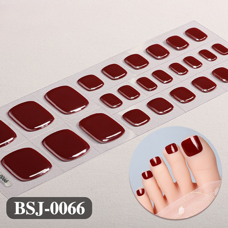 Pure Color Toe Gel Nail Sticke - đánh giá và giá Uv Lamp Nail Resin