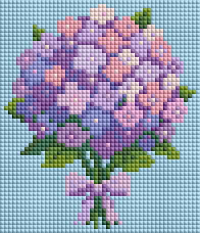 Minigem® Purple Hydrangea 5D D - đánh giá và giá Resin Art For Beginner