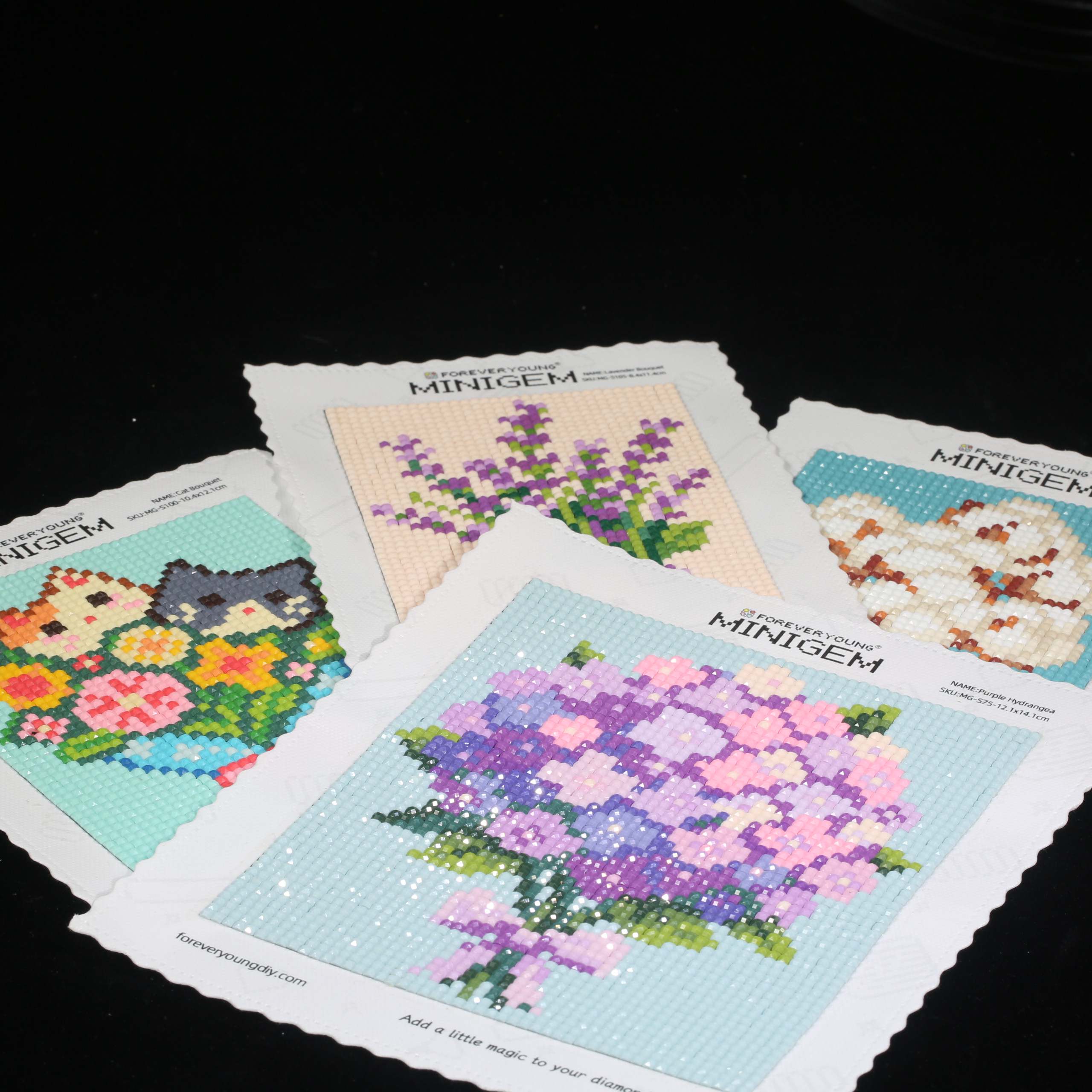 Minigem® Purple Hydrangea 5D D - đánh giá và giá Resin Art For Beginner