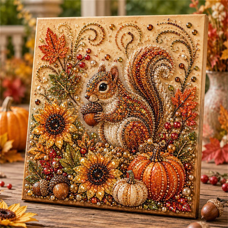 Autumn Diamond Pearl Painting  - đánh giá và giá Resin Art With Flowers