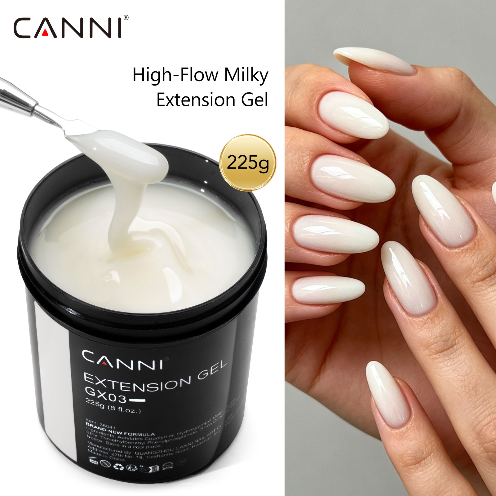 CANNI 225g Refillment Camoufla - đánh giá và giá Uv Lamp Nail Resin