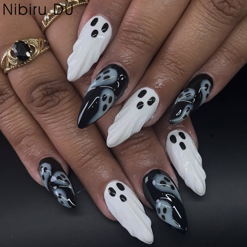 30pcs 2025 Halloween Almond Sh - đánh giá và giá Resin Art Case
