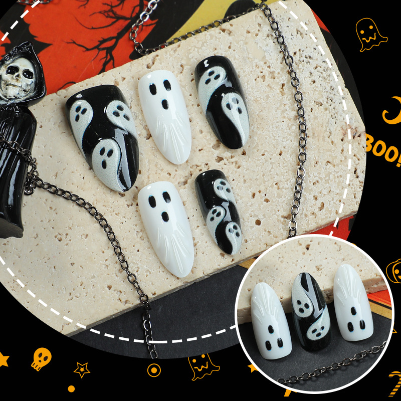 30pcs 2025 Halloween Almond Sh - đánh giá và giá Resin Art Case