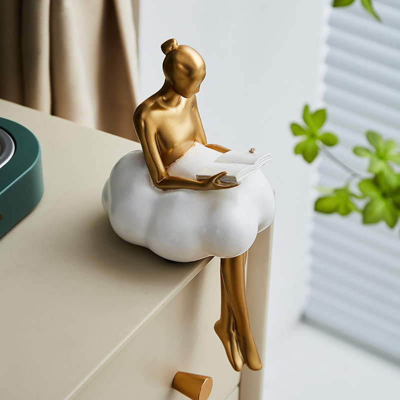 Ballet Girl Cloud Abstract Art - đánh giá và giá Resin Art Dining Table