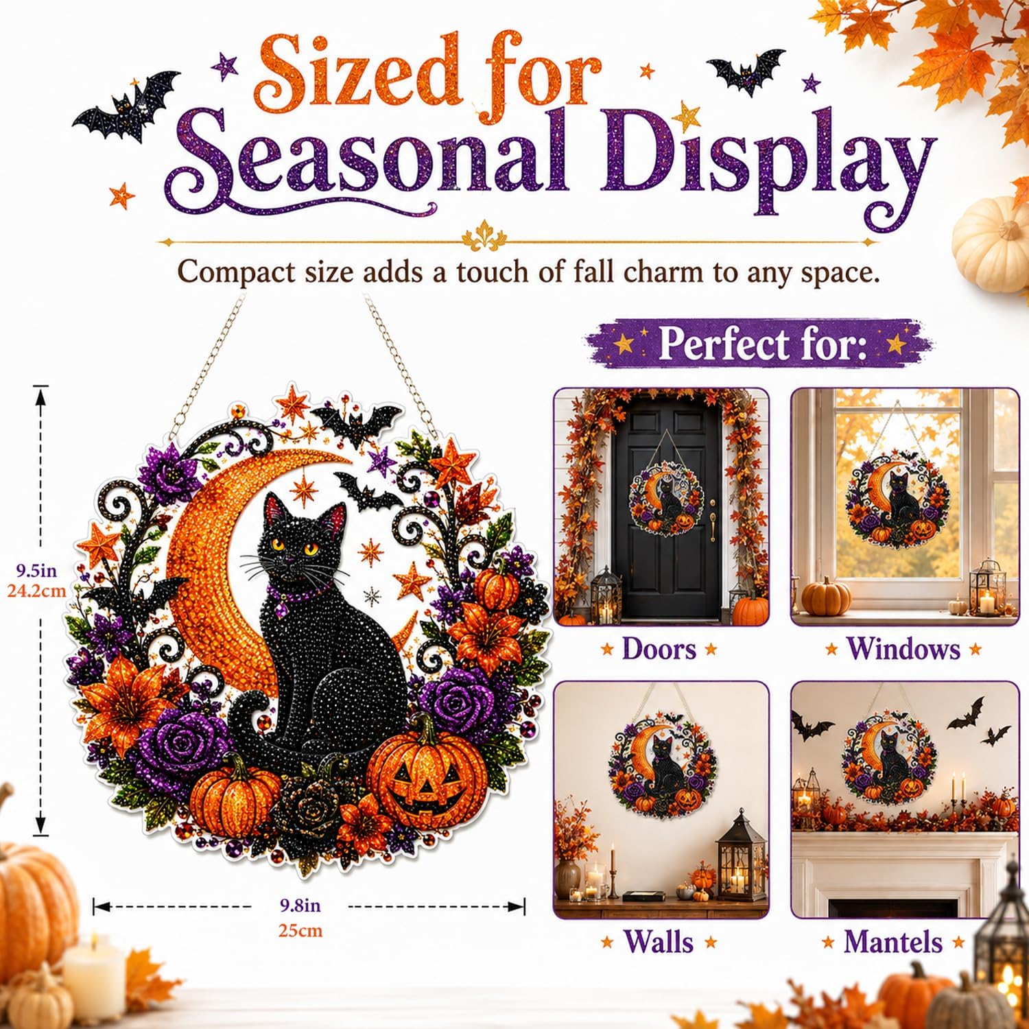 Halloween Pumpkins Diamond Art - đánh giá và giá Resin Art With Flowers