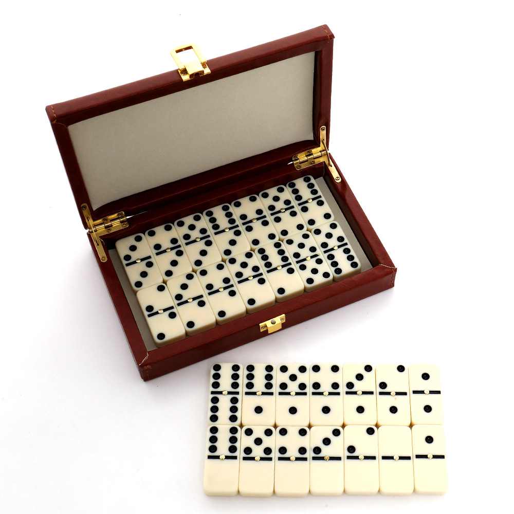 28Pcs Resin Domino Set Classic - đánh giá và giá Resin Art Case