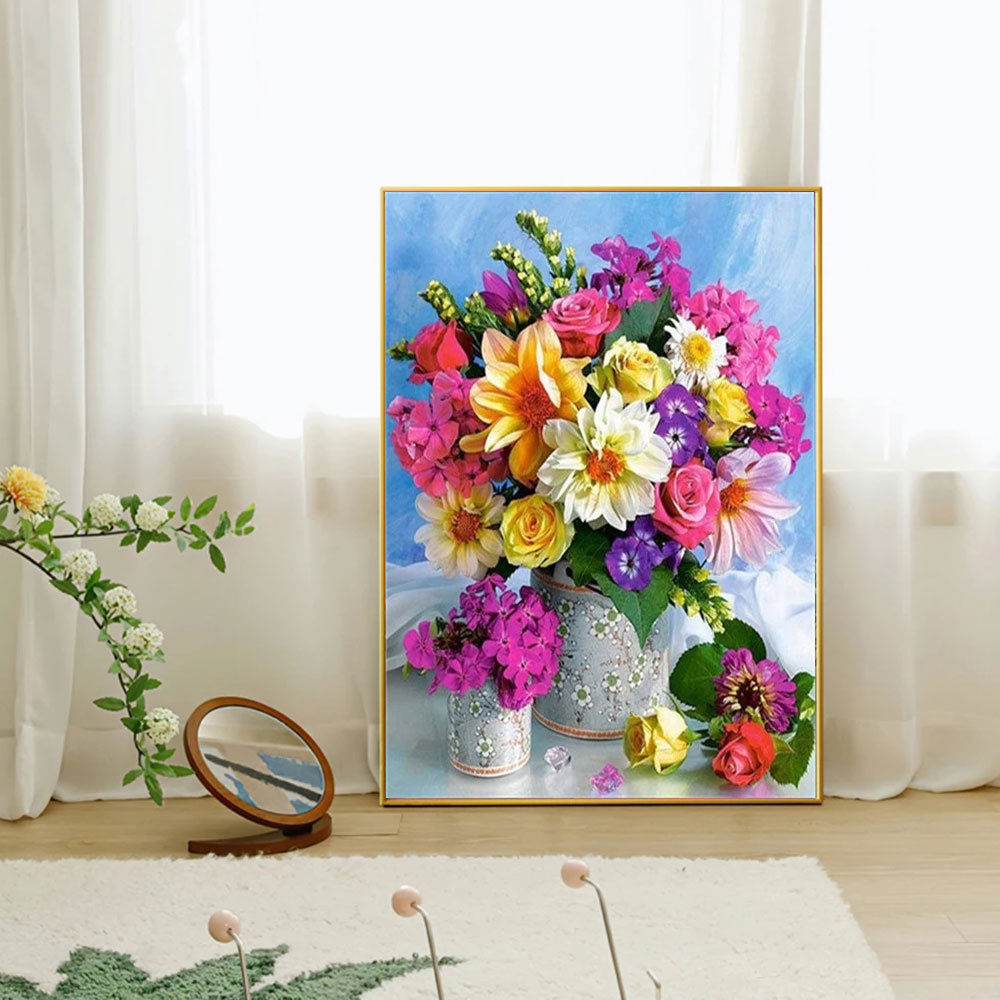 Full Diamond Mosaic Flower 5D  - đánh giá và giá Resin Art With Flowers