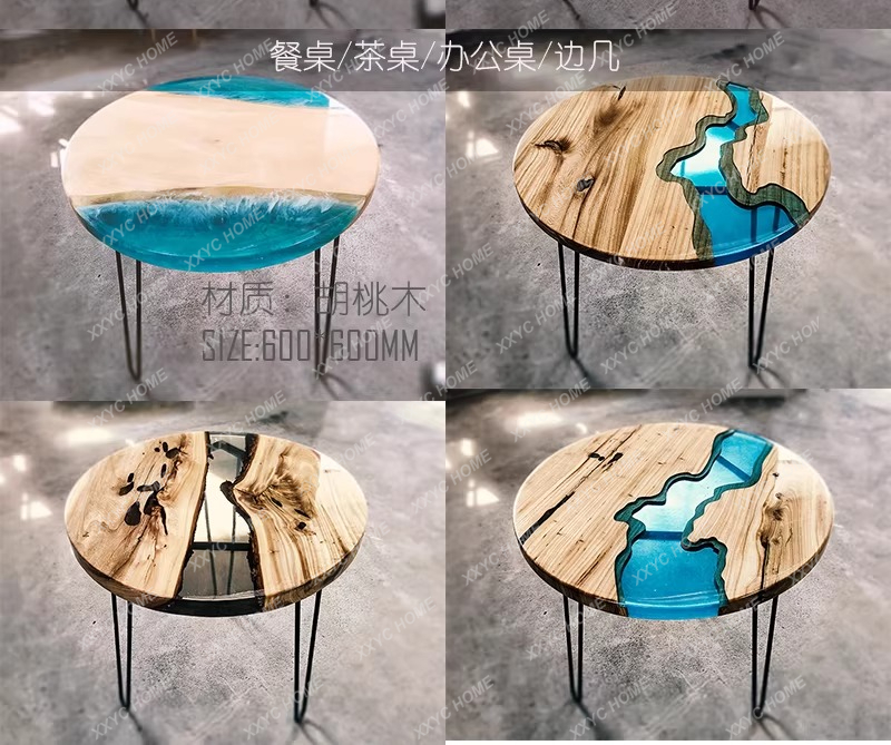 Creative art dining table epox - đánh giá và giá Resin Art Dining Table