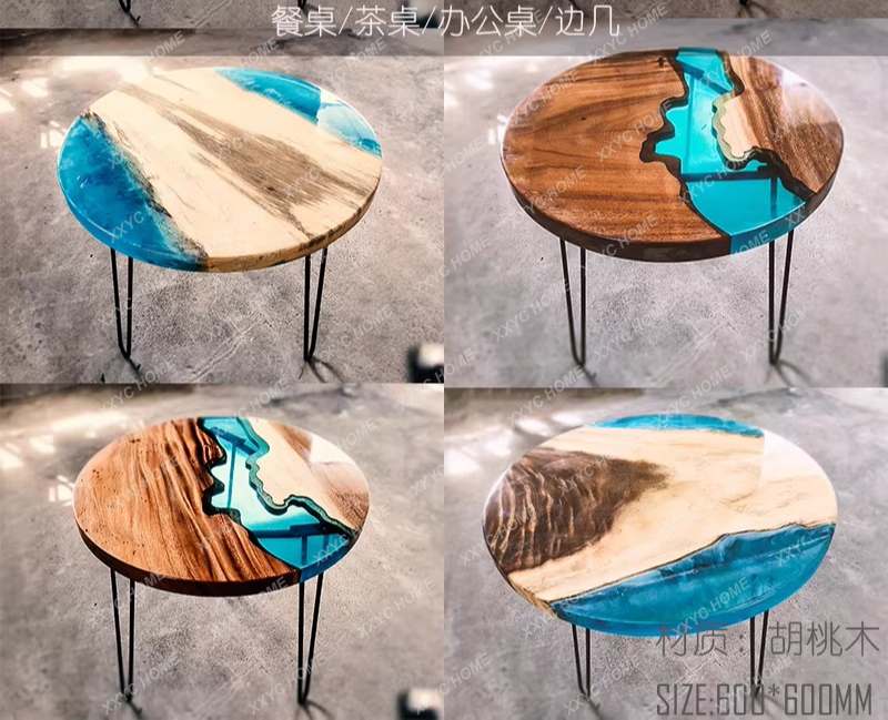 Creative art dining table epox - đánh giá và giá Resin Art Dining Table