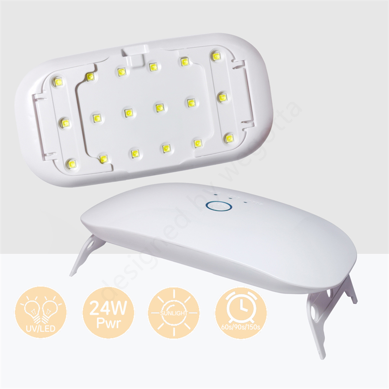 24W USB Rechargeable UV LED La - đánh giá và giá Uv Lamp Nail Resin
