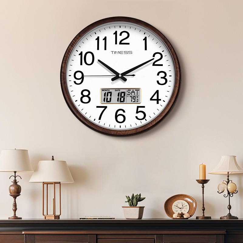 TIMESS 13-inch Wood Grain Wall - đánh giá và giá Resin Art Watch