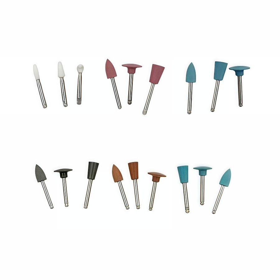 9PCS/Box Dental Polishing Bur  - đánh giá và giá Resin Art Case
