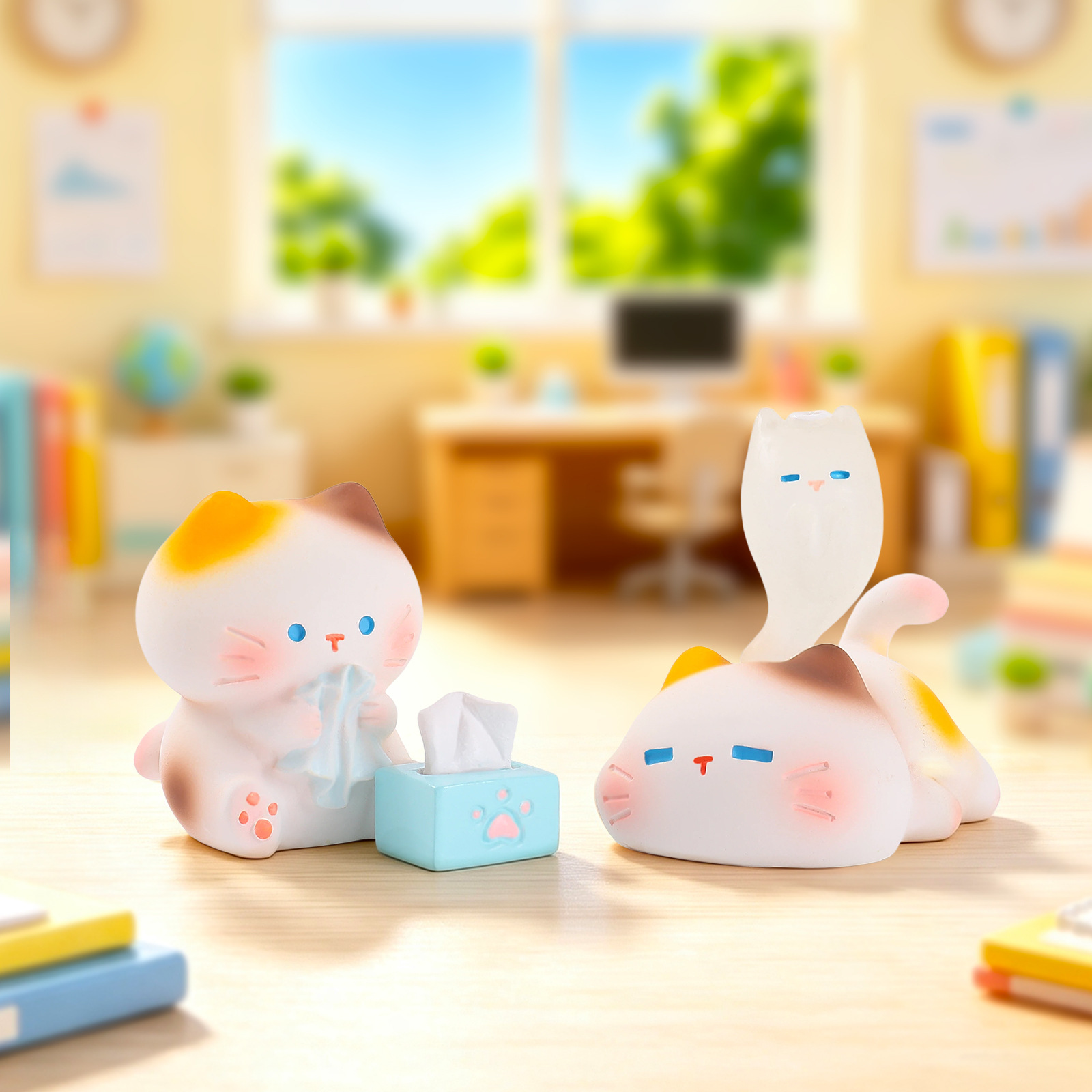 Working Kitten Resin Blind Box - đánh giá và giá Resin Art Case