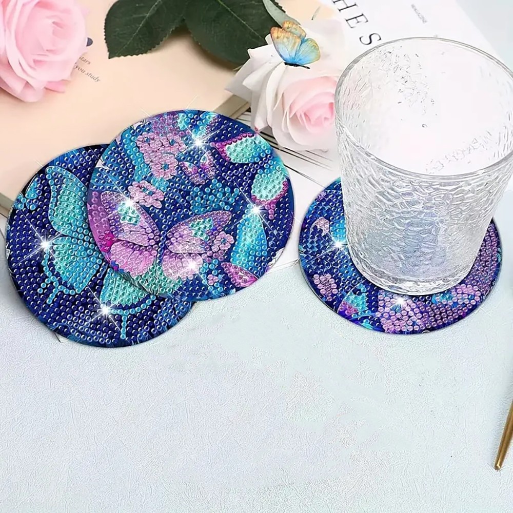 8 Diamond Art Painting Coaster - đánh giá và giá Resin Art For Beginner