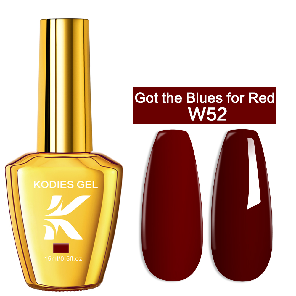 KODIES GEL Burgundy Red Gel Na - đánh giá và giá Uv Lamp Nail Resin