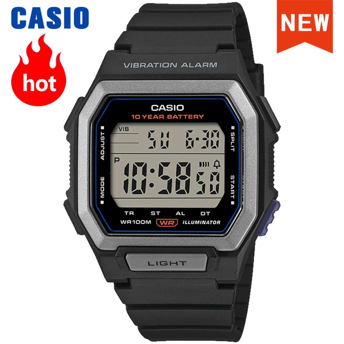 Casio Watch New 2026 Model W-7 - đánh giá và giá Resin Art Watch