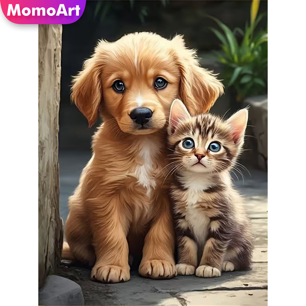 Momoart Diamond Embroidery Dog - đánh giá và giá Resin Art For Beginner