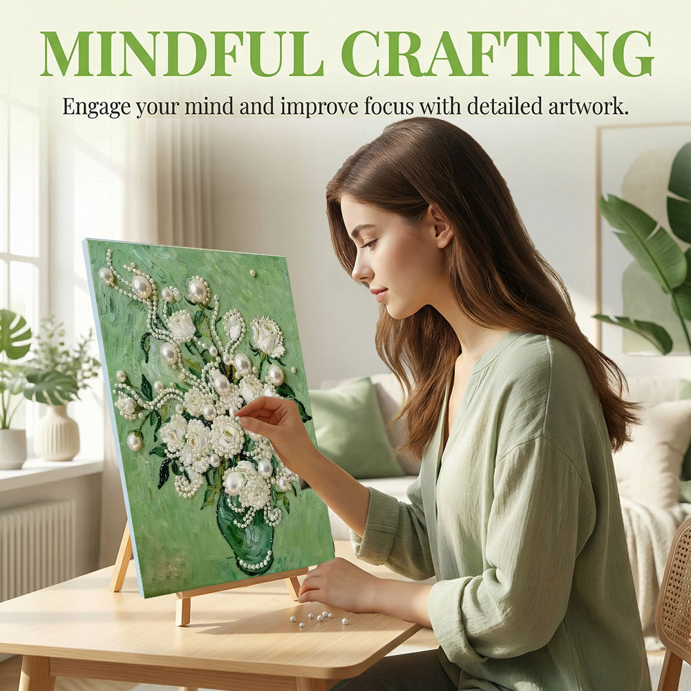 Huacan DIY Pearl Art Painting  - đánh giá và giá Resin Art For Beginner